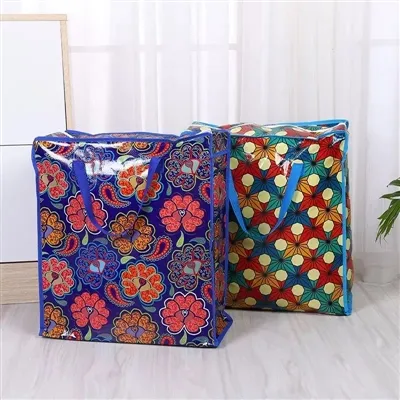 Parâmetros de bolsas de bagagem tecidas